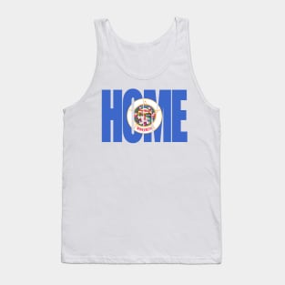 Minnesota Home - State Flag Tank Top